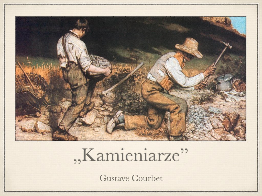 Pozytywizm - obraz Kamieniarze
