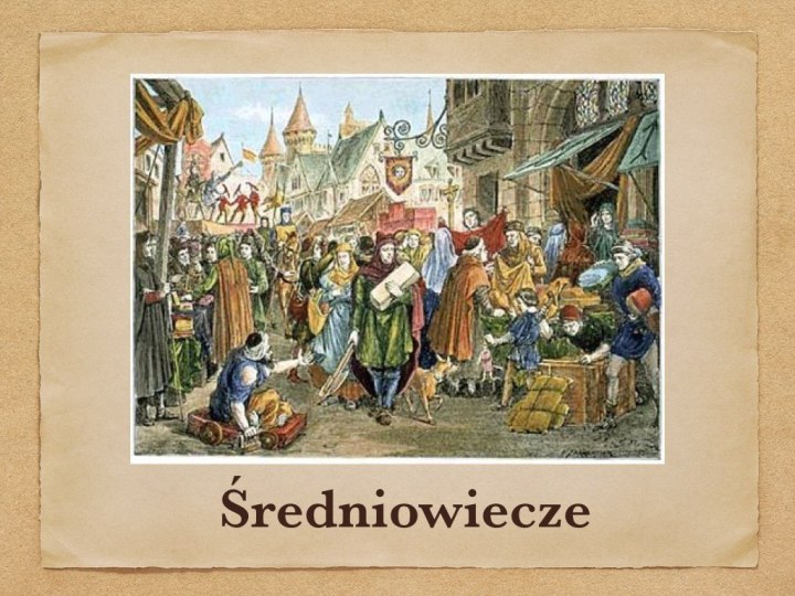 Średniowiecze – prezentacja – Język polski