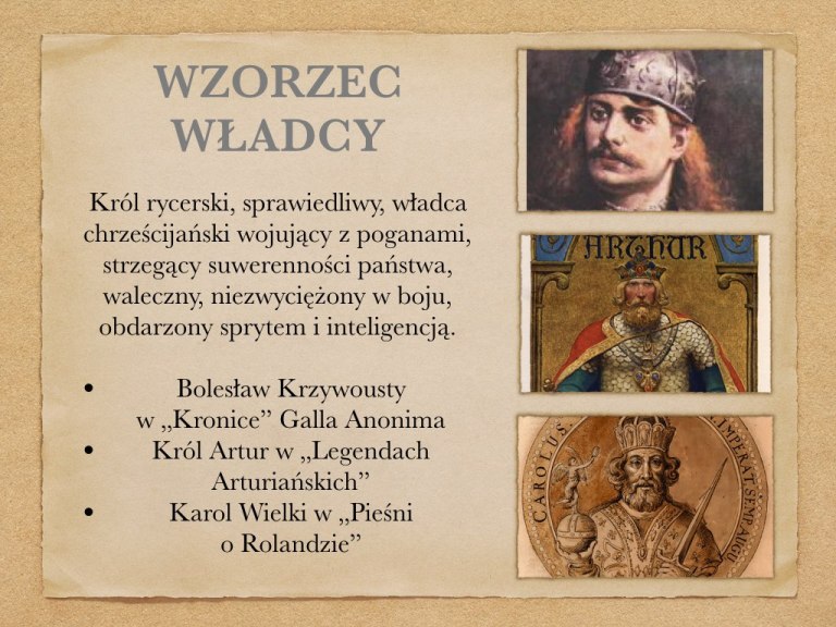 Średniowiecze – prezentacja – Język polski