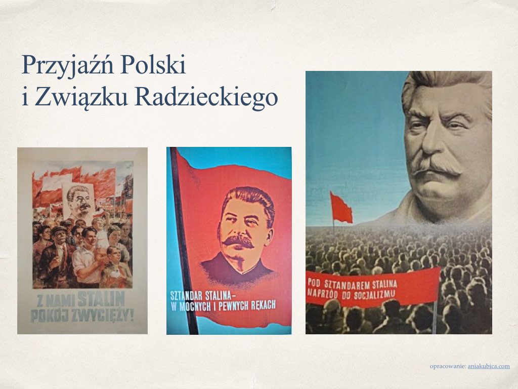 Plakaty propagandowe - przyjaźń PRL i ZSRR