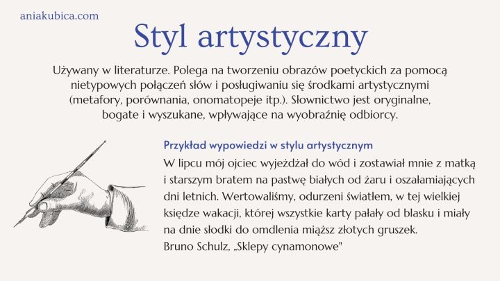 Styl artystyczny - cechy i przykład