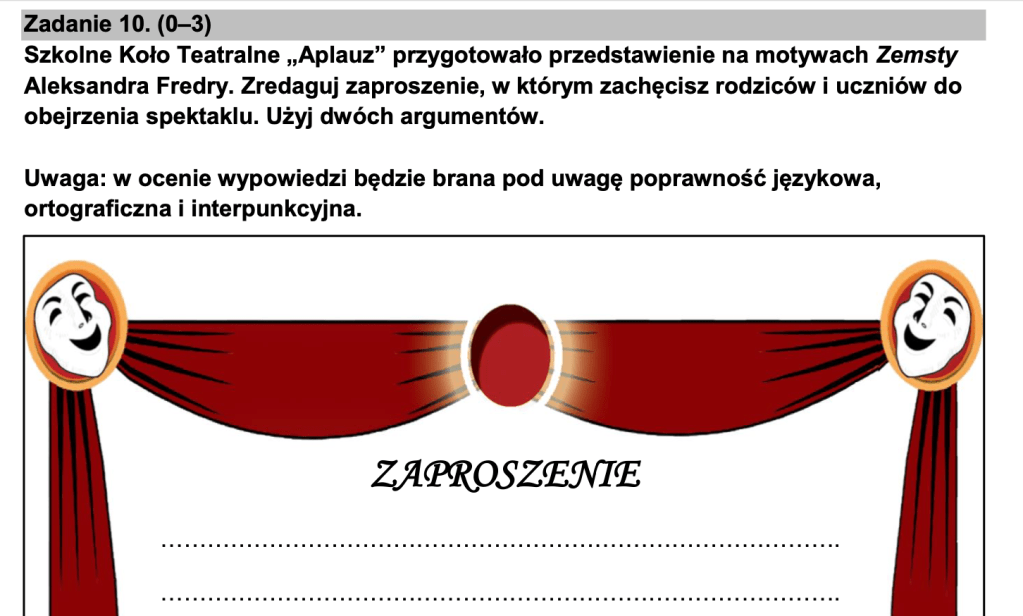 Krótkie formy – Język polski